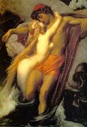 Lord Frederic Leighton The Fisherman and the Siren oil painting